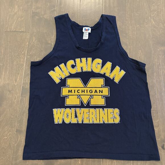 Michigan Wolverines Shirt Tank Top Mens Large NCAA College Basketball - Picture 1 of 7